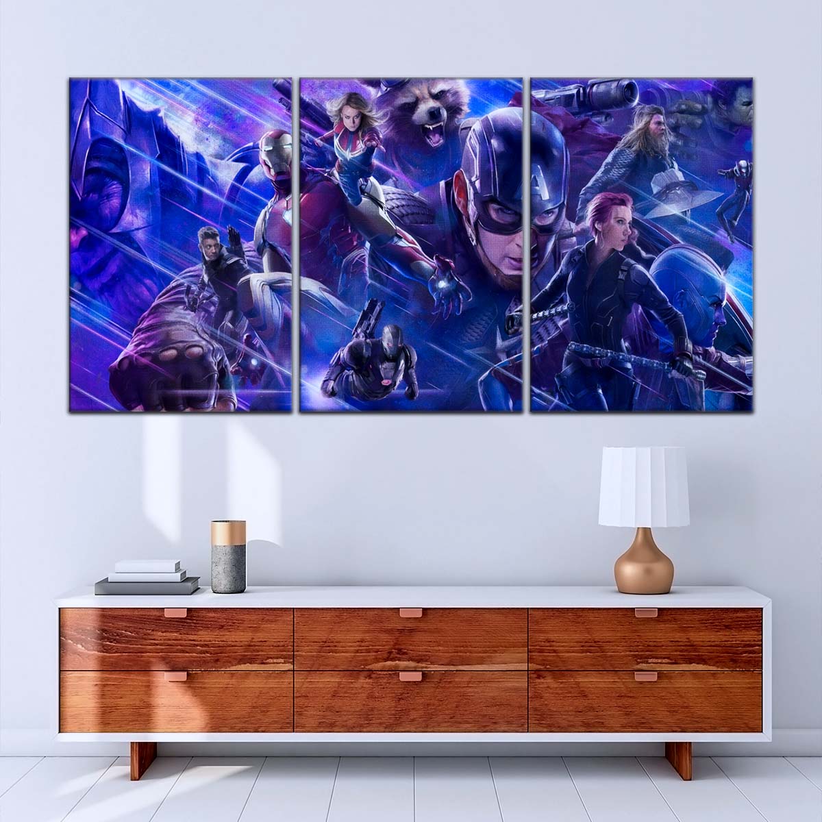 Marvel Wall Art - MCU5050 - Thanos - Clint Barton - Iron Man - Carol Danvers - Captain America - Black Widow - Thor - Hulk - Nebula - Rocket - Ant-Man - Avengers EndGame - Marvel Cinematic Universe Poster - Marvel Cinematic Universe Canvas