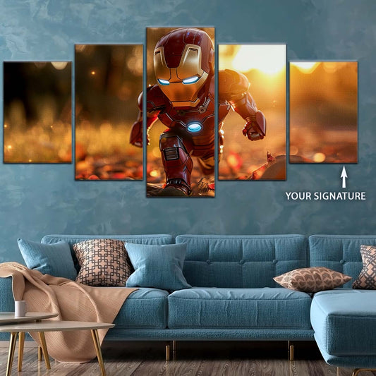 Marvel Wall Art - MCU5056 - Chibi Iron Man - Marvel Cinematic Universe Poster - Marvel Cinematic Universe Canvas