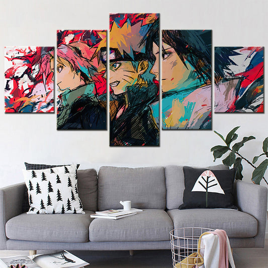 Naruto Canvas Wall Art - NA5127 - Uzumaki Naruto - Uchiha Sasuke - Sakura Haruno