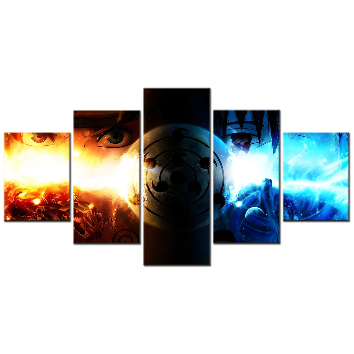 Naruto Canvas Wall Art - NA5132 - Uzumaki Naruto - Uchiha Sasuke
