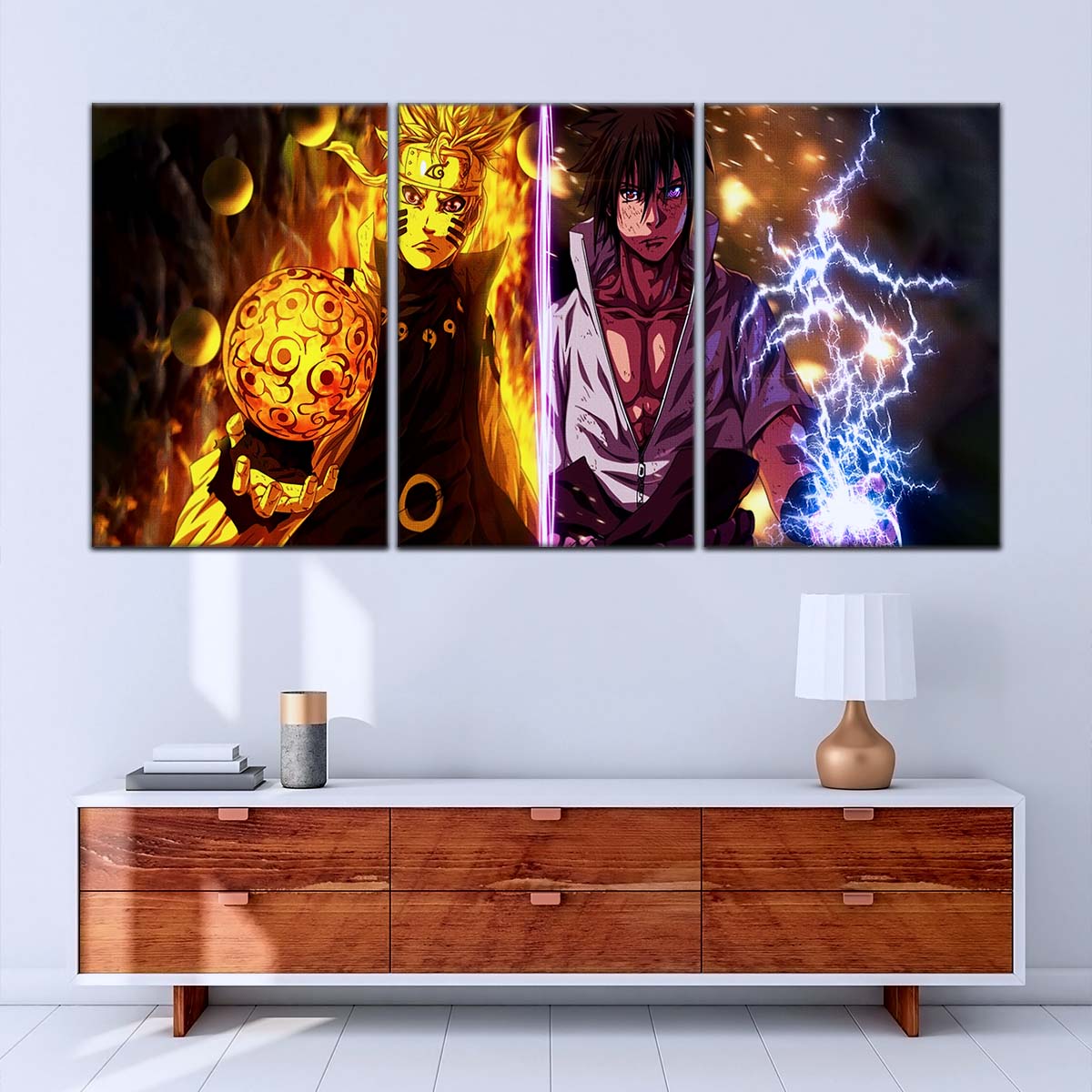Naruto Wall Art - NA5006 - Naruto Uzumaki - Sasuke Uchiha - Naruto Poster - Naruto Canvas