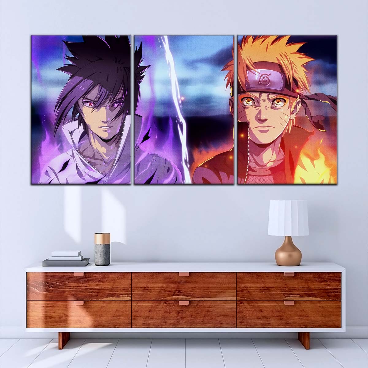Naruto Wall Art - NA5007 - Naruto Uzumaki - Sasuke Uchiha - Naruto Poster - Naruto Canvas