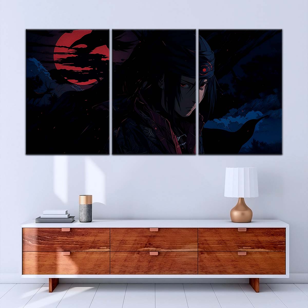 Naruto Wall Art - NA5049 - Sasuke Uchiha Nightfall - Naruto Poster - Naruto Canvas