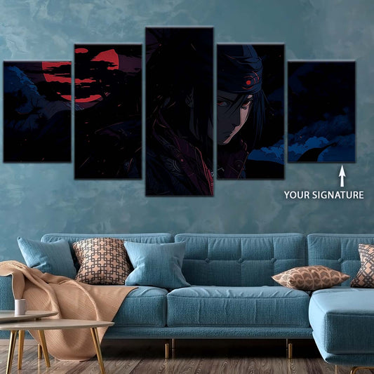 Naruto Wall Art - NA5049 - Sasuke Uchiha Nightfall - Naruto Poster - Naruto Canvas