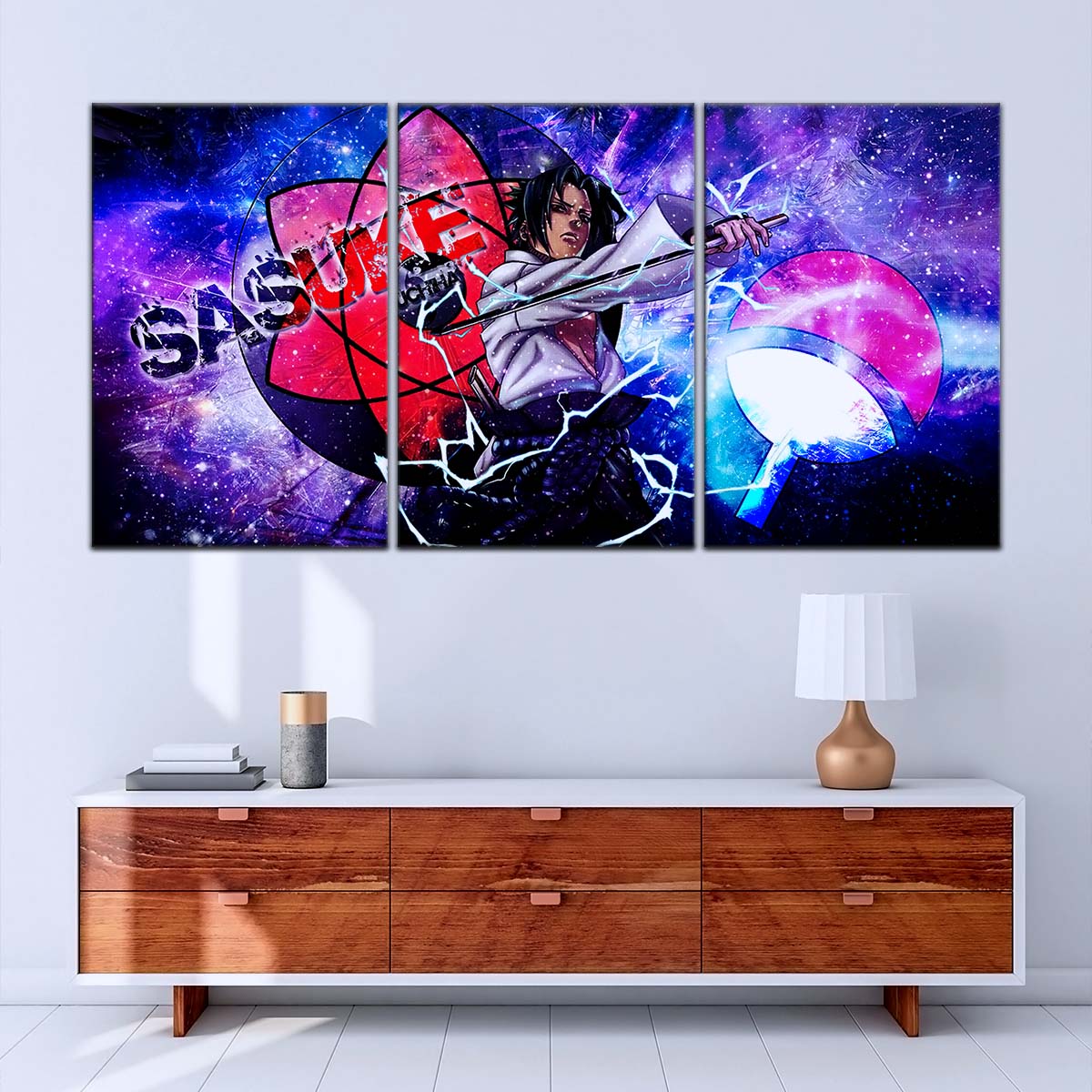 Naruto Wall Art - NA5058 - Epic Sasuke Uchiha - Naruto Power Unleashed - Naruto Poster - Naruto Canvas