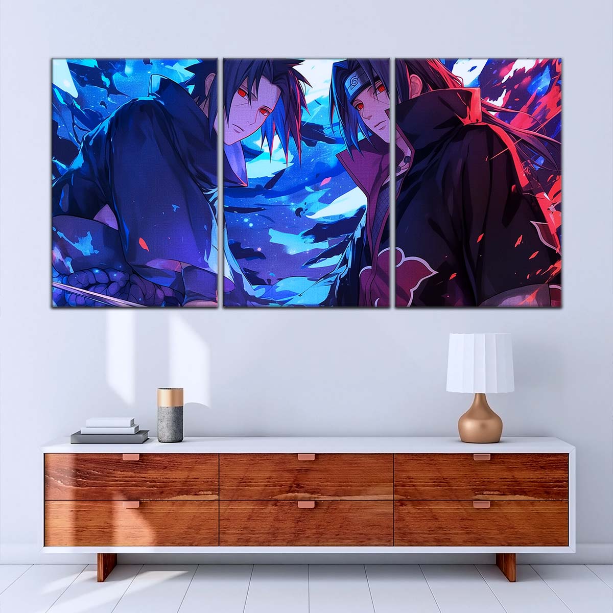 Naruto Wall Art - NA5061 - Itachi Uchiha - Sasuke Uchiha - Naruto Poster - Naruto Canvas