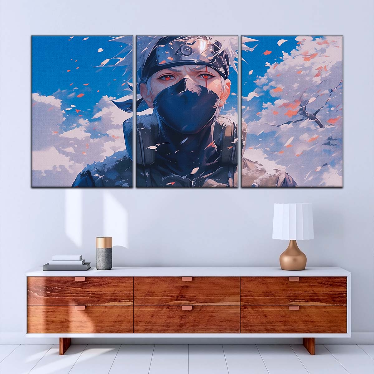 Naruto Wall Art - NA5077 - Kakashi Hatake - Kakashi's Sharingan - Naruto Poster - Naruto Canvas