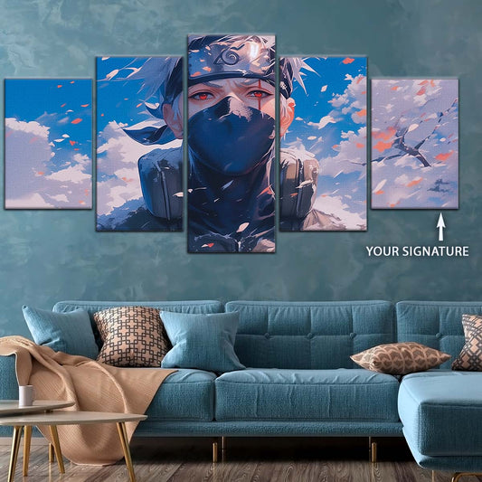 Naruto Wall Art - NA5077 - Kakashi Hatake - Kakashi's Sharingan - Naruto Poster - Naruto Canvas