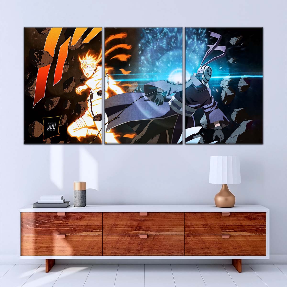 Naruto Wall Art - NA5011 - Sage of Six Paths - Naruto Uzumaki - Obito Uchiha - Naruto Poster - Naruto Canvas