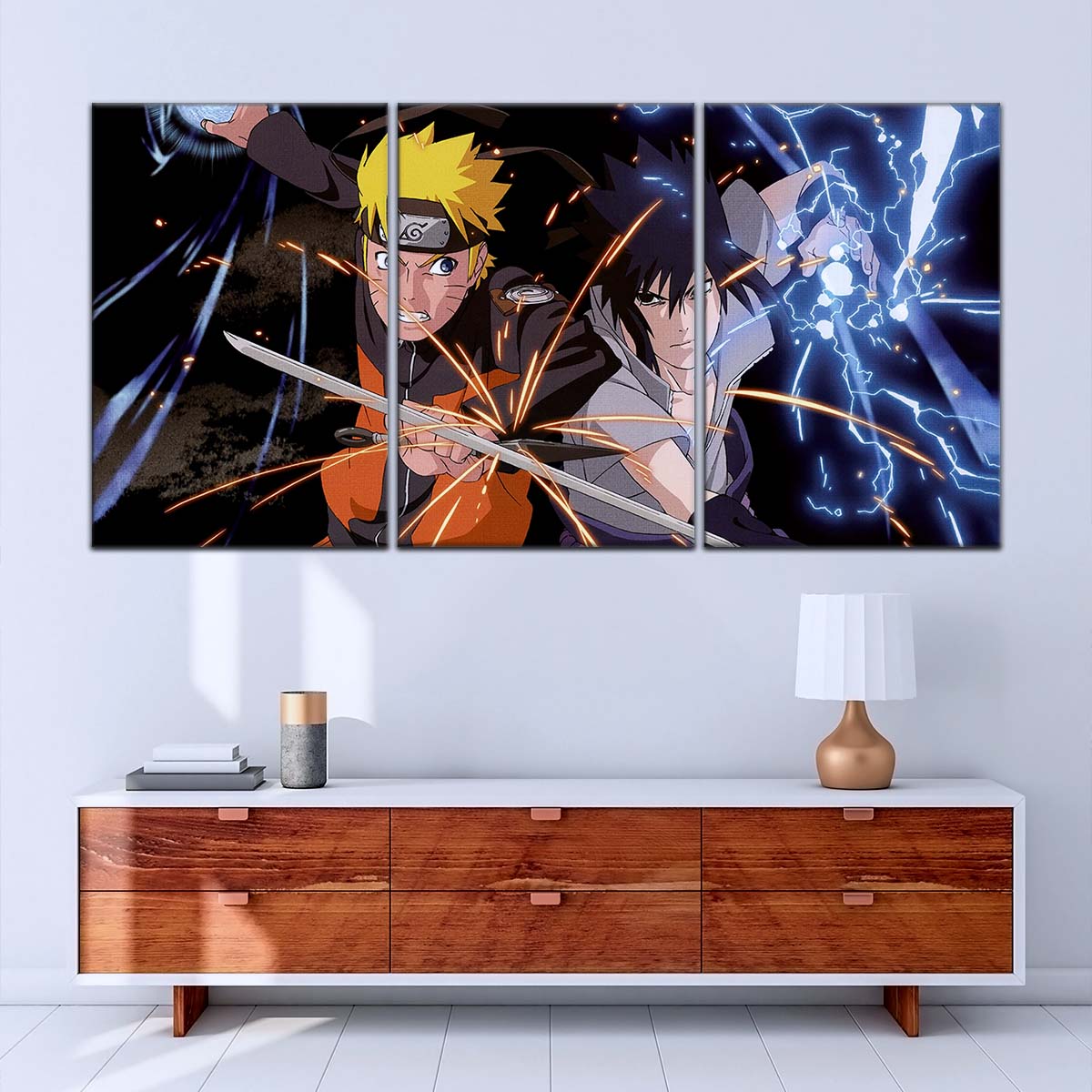 Naruto Wall Art - NA5013 - Naruto Uzumaki - Sasuke Uchiha - Naruto Poster - Naruto Canvas