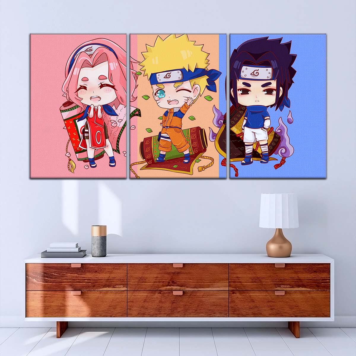Naruto Wall Art - NA5016 - Sakura Haruno - Naruto Uzumaki - Sasuke Uchiha - Naruto Poster - Naruto Canvas