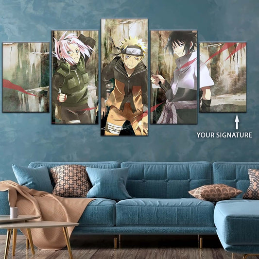 Naruto Wall Art - NA5017 - Sakura Haruno - Naruto Uzumaki - Sasuke Uchiha - Naruto Poster - Naruto Canvas