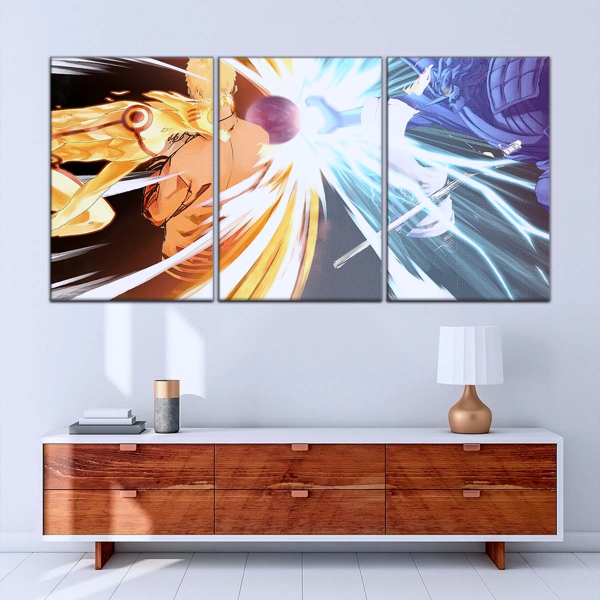 Naruto Wall Art - NA5020 - Naruto Uzumaki - Sasuke Uchiha - Susanoo - Kurama - Naruto Poster - Naruto Canvas