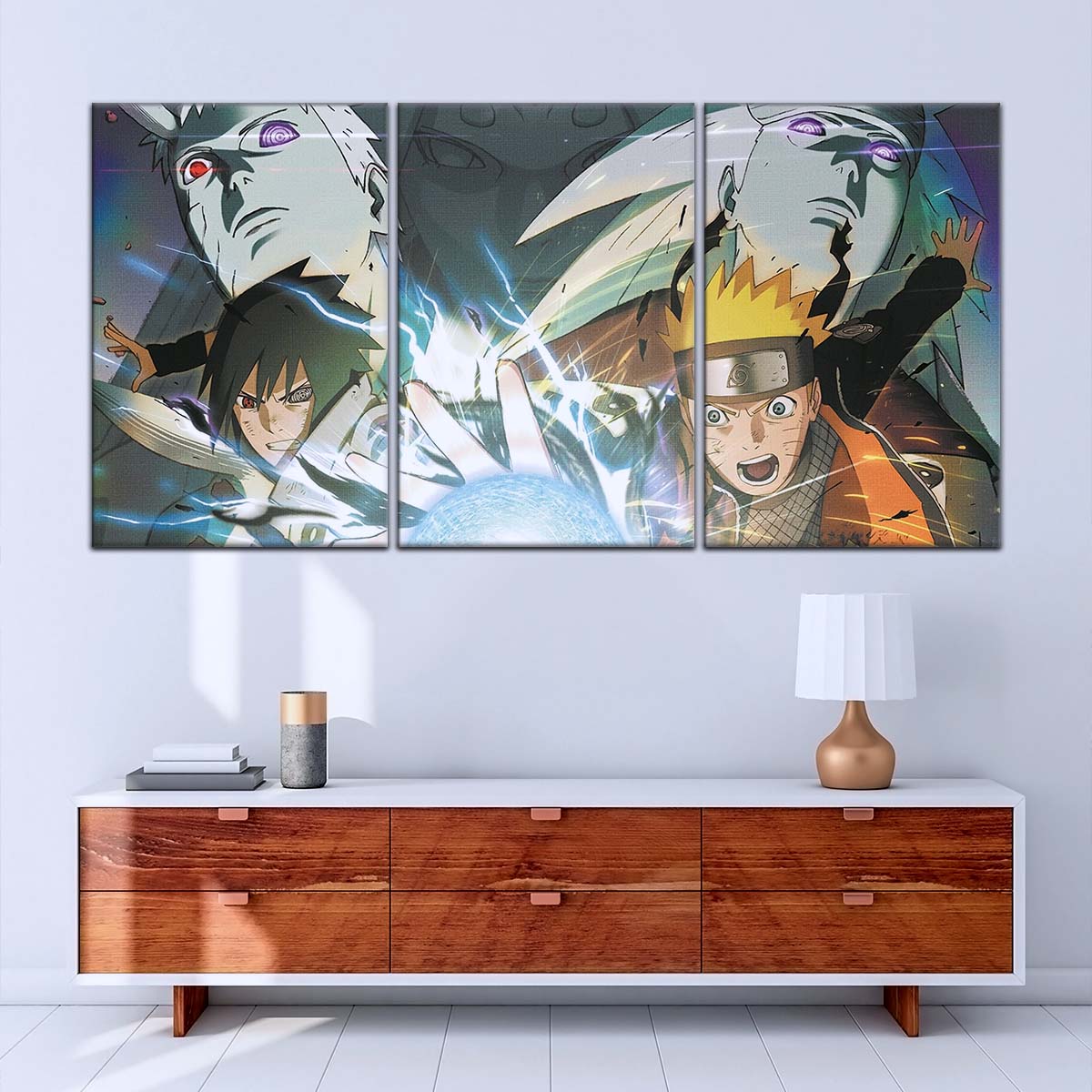 Naruto Wall Art - NA5021 - Naruto Uzumaki - Sasuke Uchiha - Uchiha Clash Obito - Uchiha Madara - Naruto Poster - Naruto Canvas