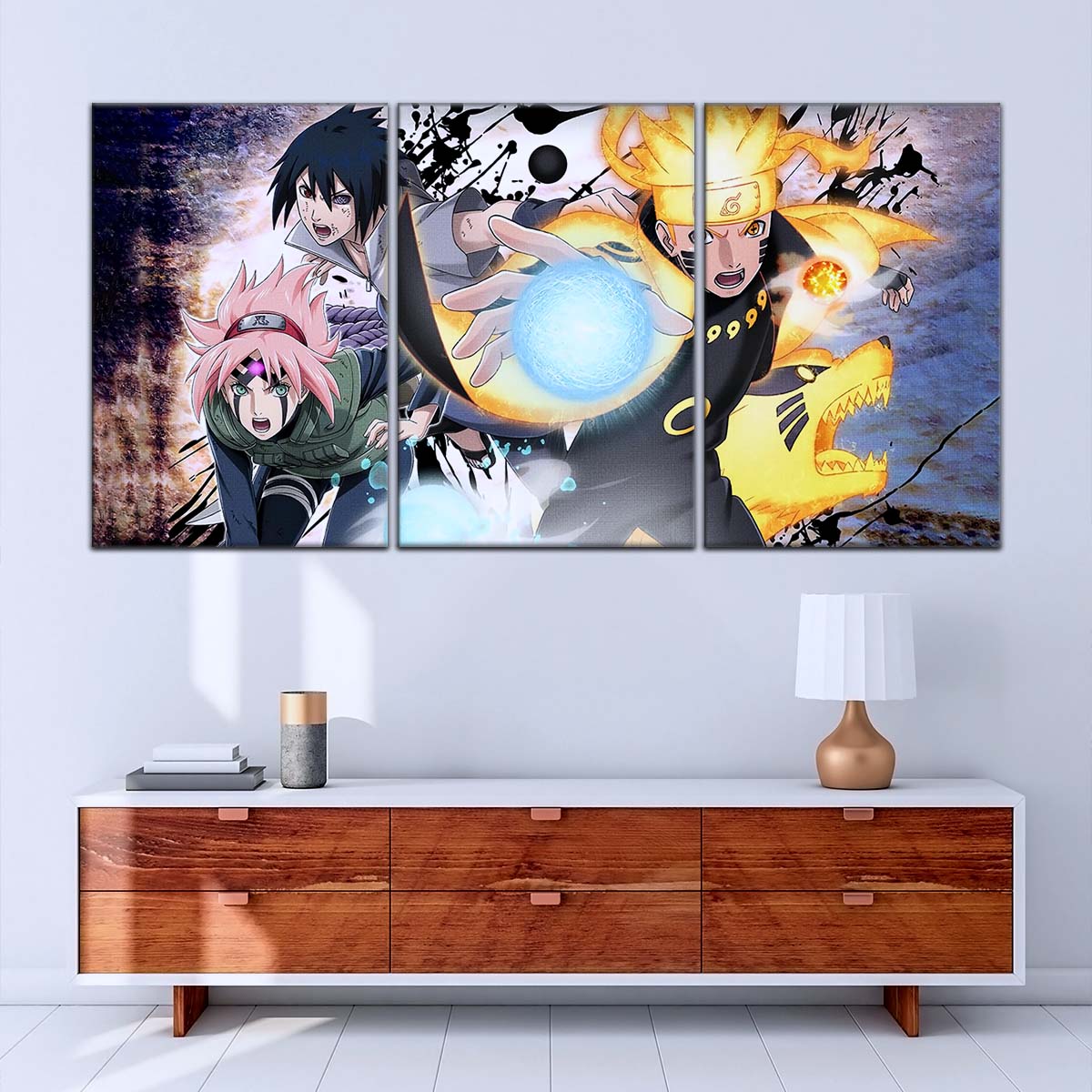Naruto Wall Art - NA5022 - Sakura Haruno - Naruto Uzumaki - Sasuke Uchiha - Naruto Poster - Naruto Canvas