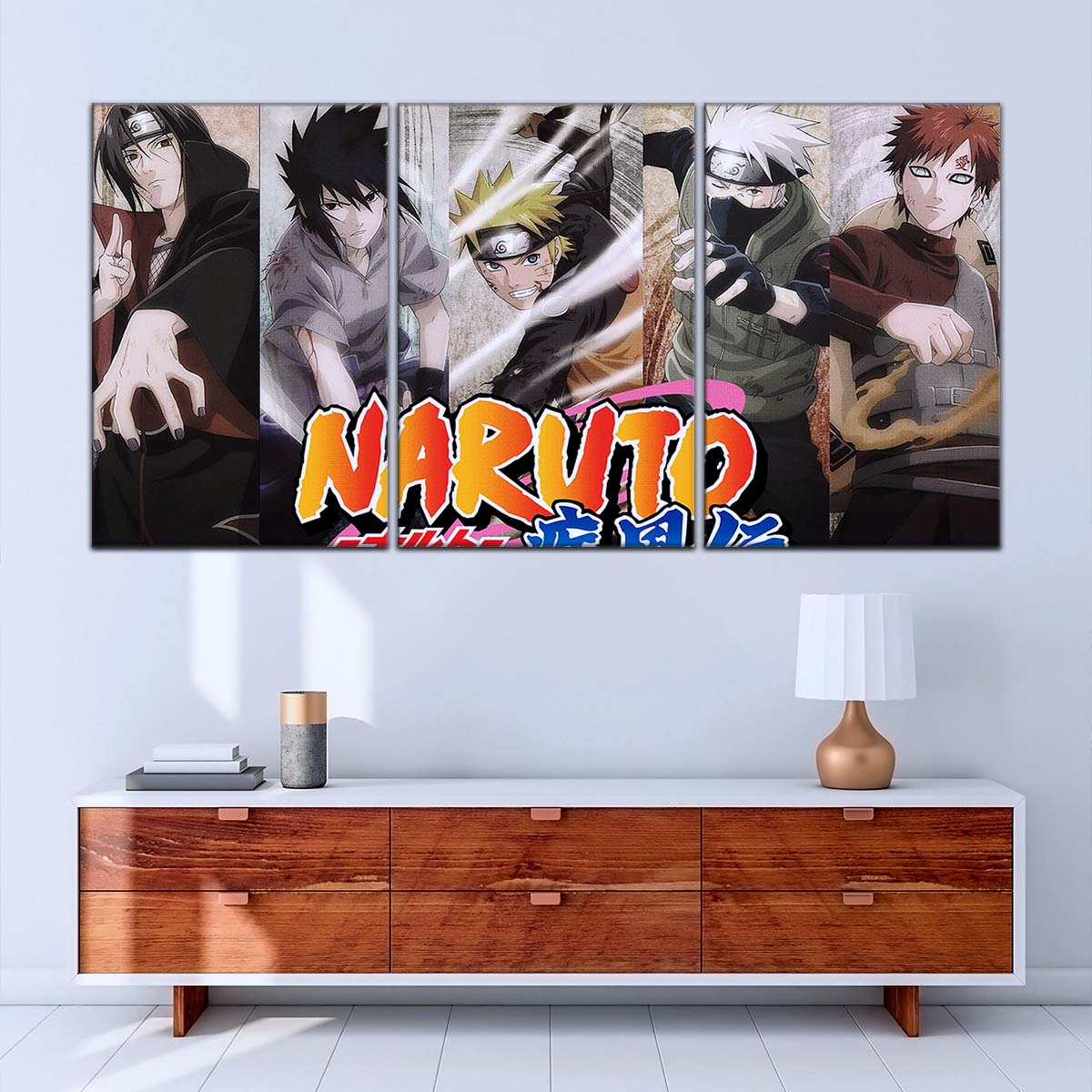 Naruto Wall Art - NA5027 - Naruto Uzumaki - Sasuke Uchiha - Kakashi Hatake - Itachi Uchiha - Naruto Poster - Naruto Canvas