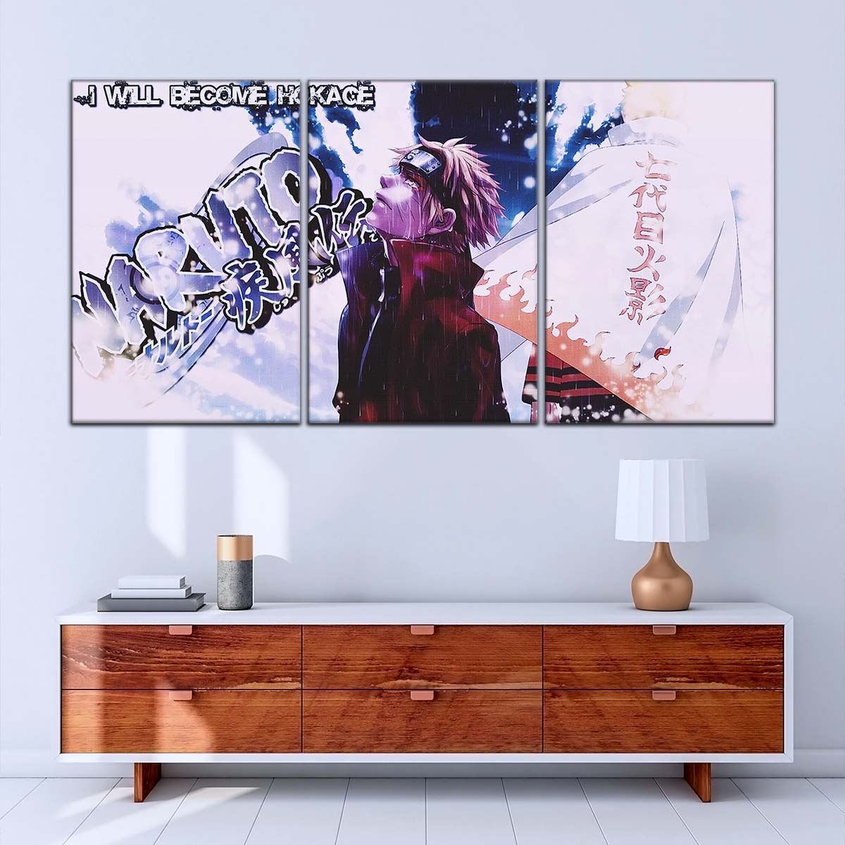 Naruto Wall Art - NA5037 - Naruto Uzumaki - I Will Become Hokage - Naruto Poster - Naruto Canvas