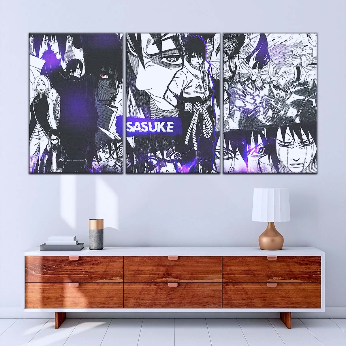 Naruto Wall Art - NA5045 - Sasuke Uchiha - Naruto Poster - Naruto Canvas