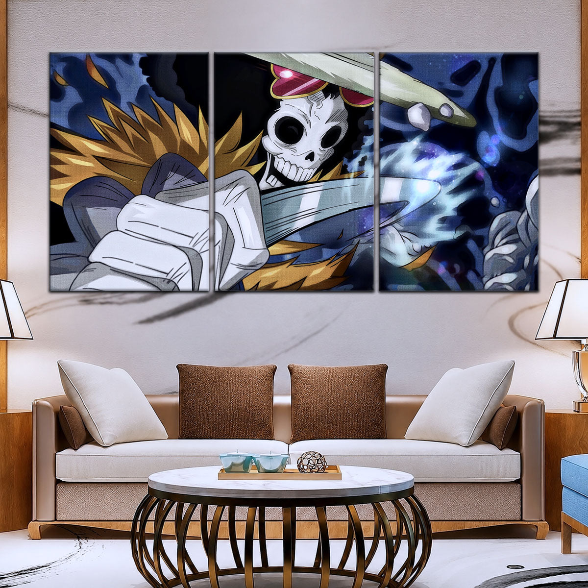 One Piece Canvas Wall Art - OP5004 - Brook - Soul King