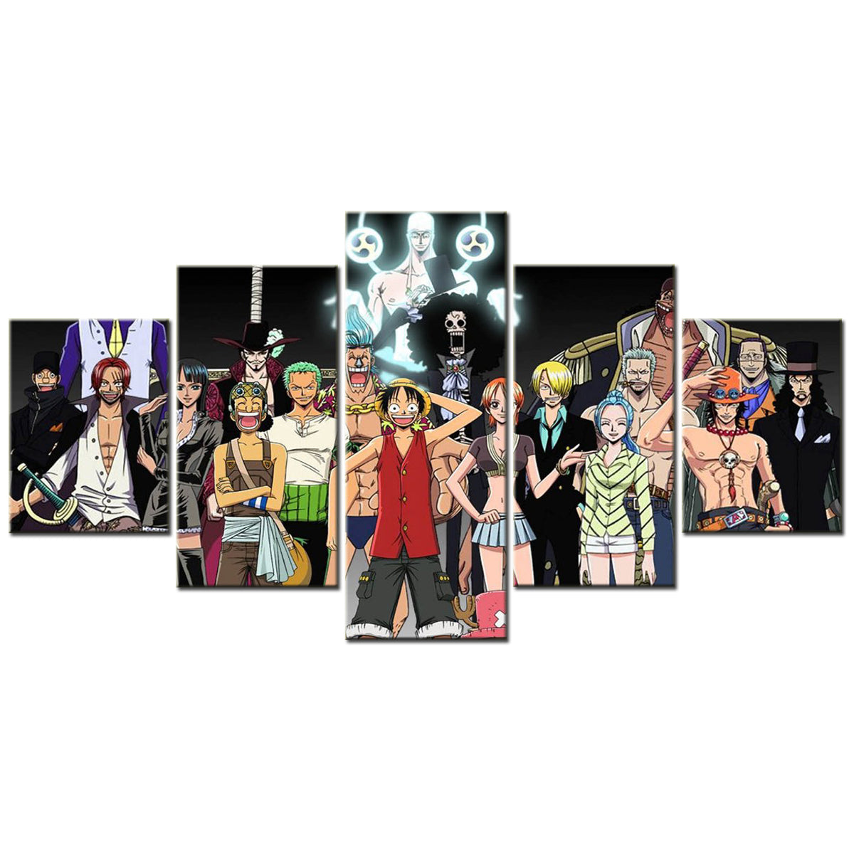 One Piece Canvas Wall Art - OP5113 - Monkey D. Luffy - Roronoa Zoro - Sanji - Straw Hat Crew