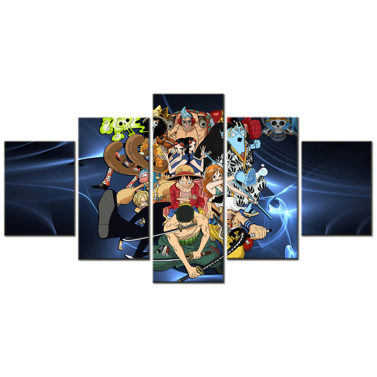 One Piece Canvas Wall Art - OP5127 - Monkey D. Luffy - Roronoa Zoro - Sanji - Straw Hat Crew