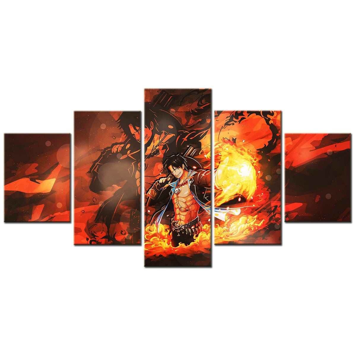 One Piece Canvas Wall Art - OP5162 - Fire Fist Ace