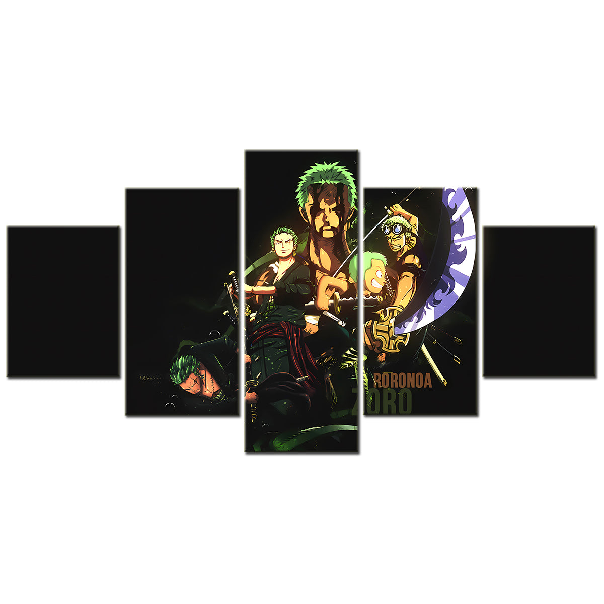One Piece Canvas Wall Art - OP5170 - Roronoa Zoro Three Sword Style