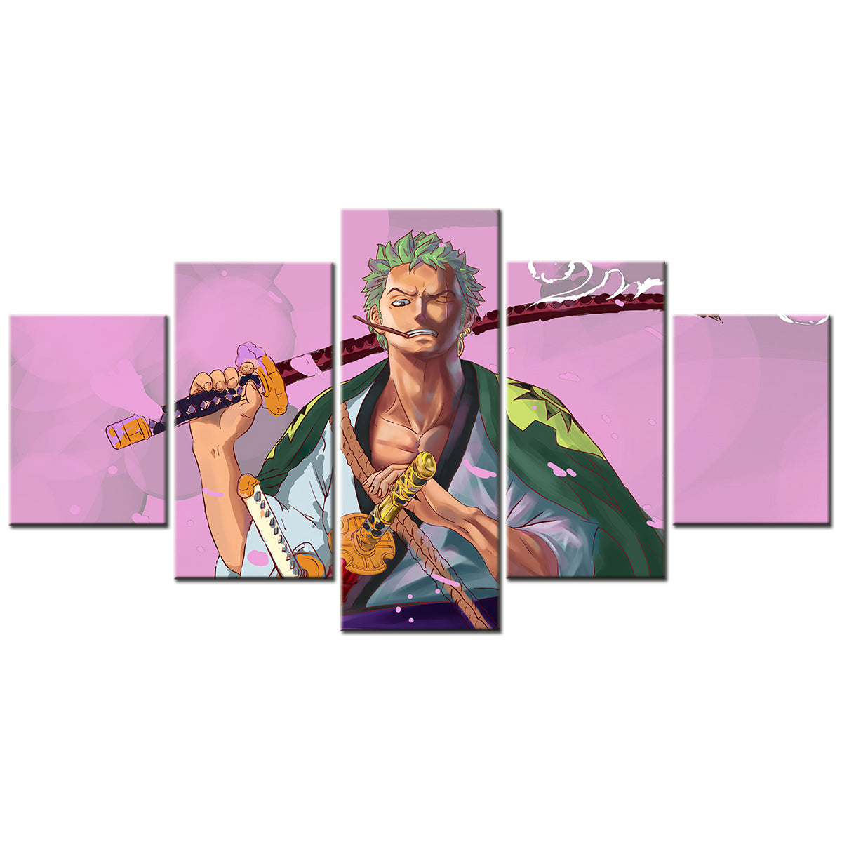 One Piece Canvas Wall Art - OP5171 - Roronoa Zoro Three Sword Style
