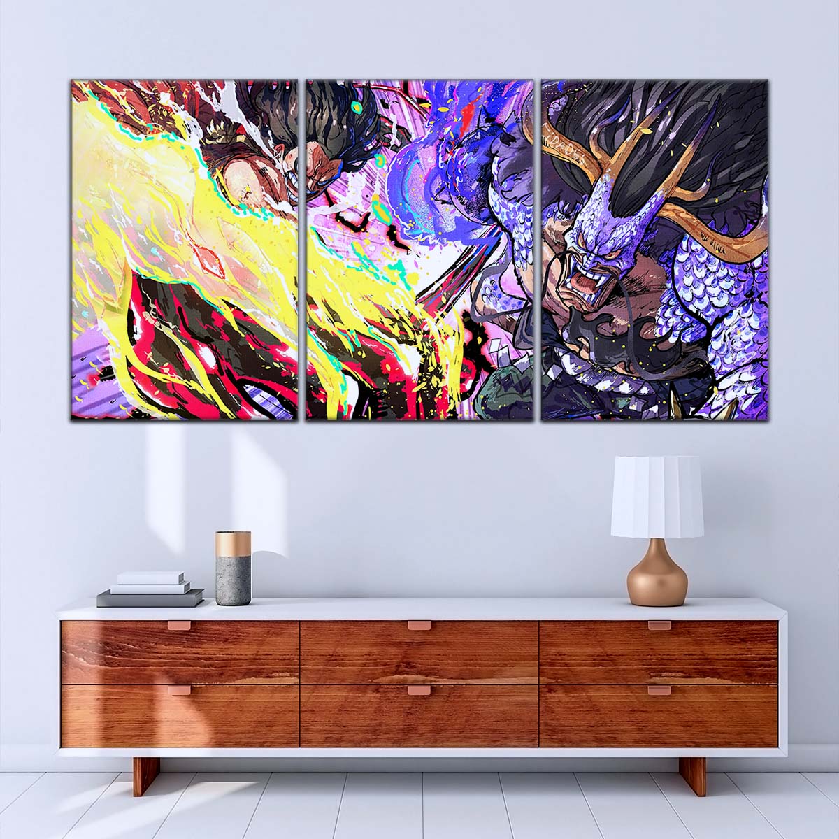 One Piece Wall Art - OP5022 - Monkey D. Luffy Gear Fourth Kaido - One Piece Poster - One Piece Canvas