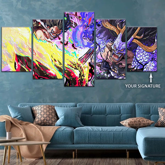 One Piece Wall Art - OP5022 - Monkey D. Luffy Gear Fourth Kaido - One Piece Poster - One Piece Canvas