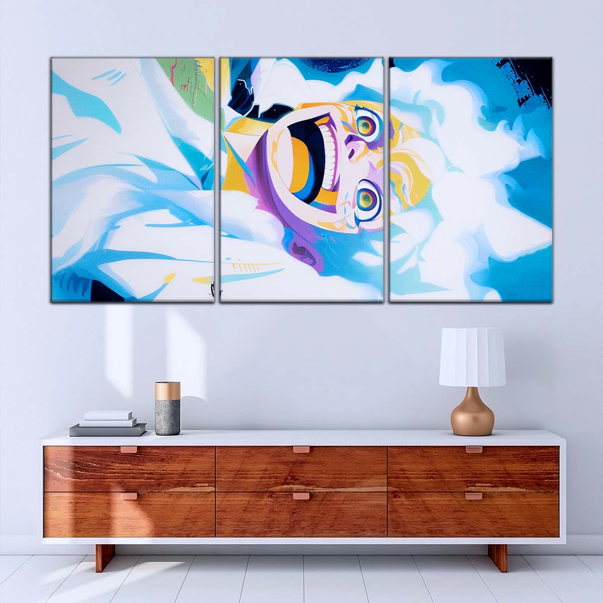 One Piece Wall Art - OP5032 - Monkey D. Luffy Gear 5 - Warrior Of Liberation - One Piece Poster - One Piece Canvas