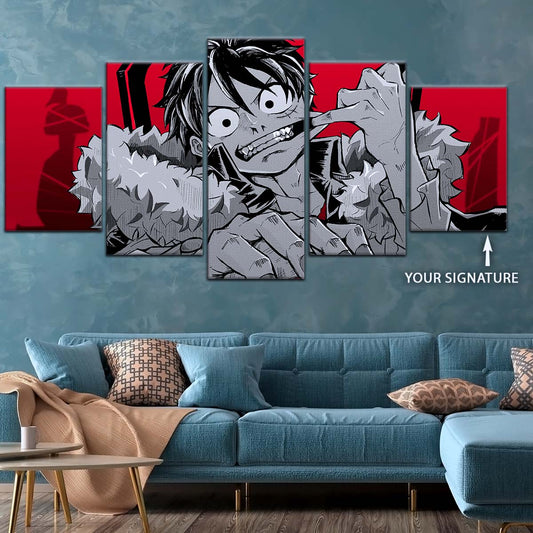 One Piece Wall Art - OP5050 - Monkey D. Luffy - One Piece Poster - One Piece Canvas
