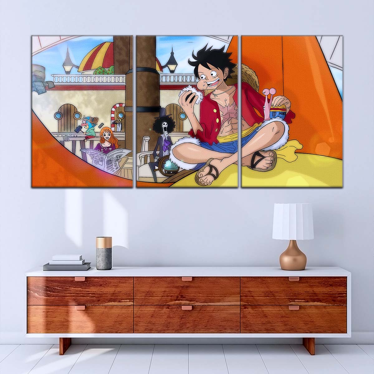 One Piece Wall Art - OP5064 - Nami - Brook - Monkey D. Luffy - Tony Tony Chopper - Sanji - One Piece Poster - One Piece Canvas