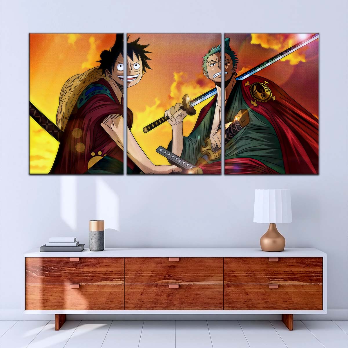 One Piece Wall Art - OP5065 - Monkey D. Luffy - Roronoa Zoro - One Piece Poster - One Piece Canvas