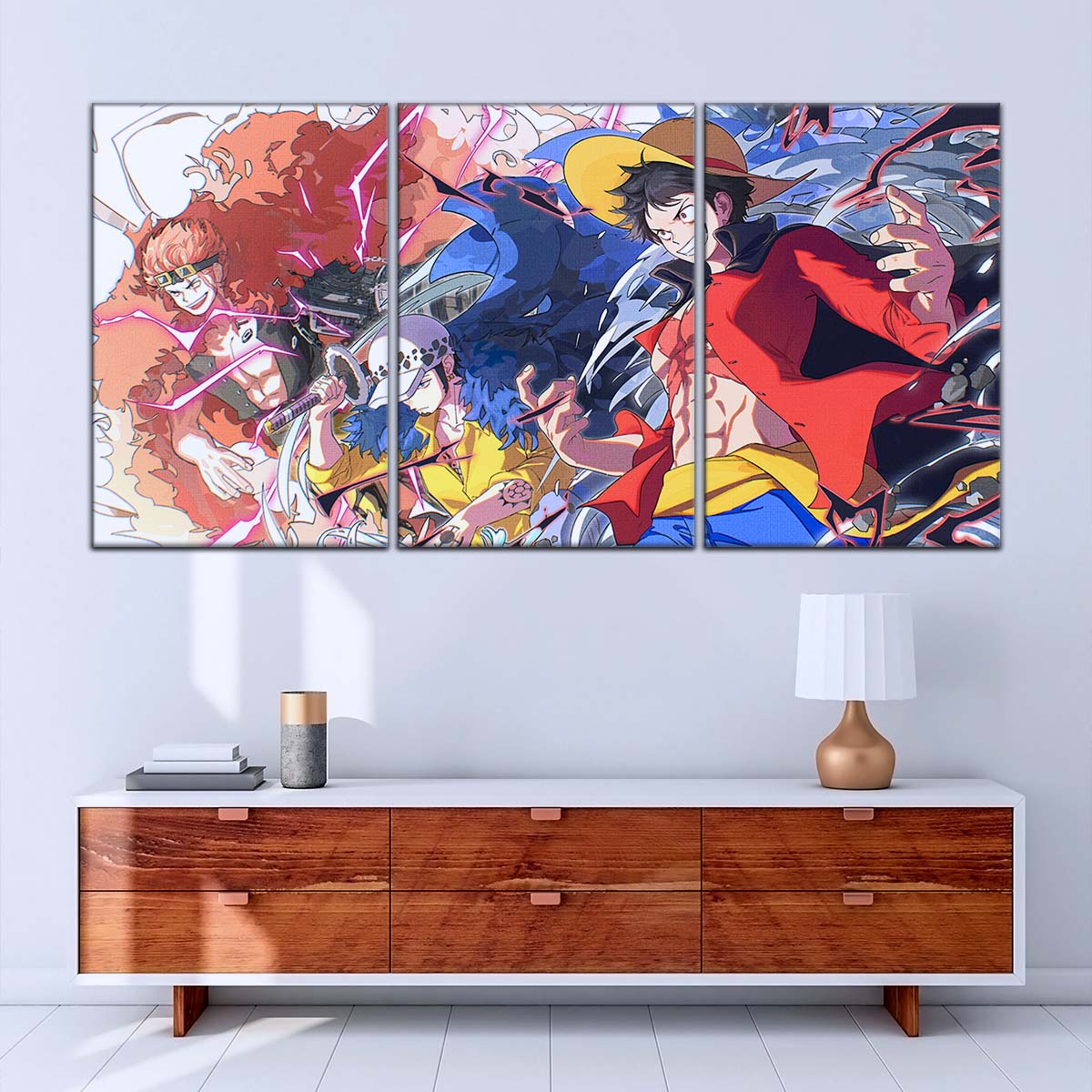 One Piece Wall Art - OP5068 - Monkey D. Luffy - Trafalgar Law - Eustass Kid - One Piece Poster - One Piece Canvas