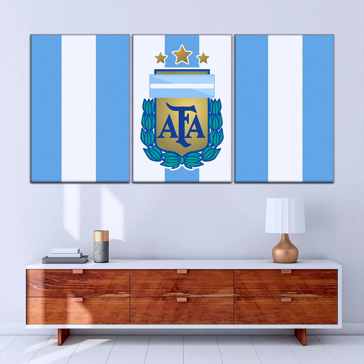 Soccer Canvas Wall Art - FB5037 - Argentina FC