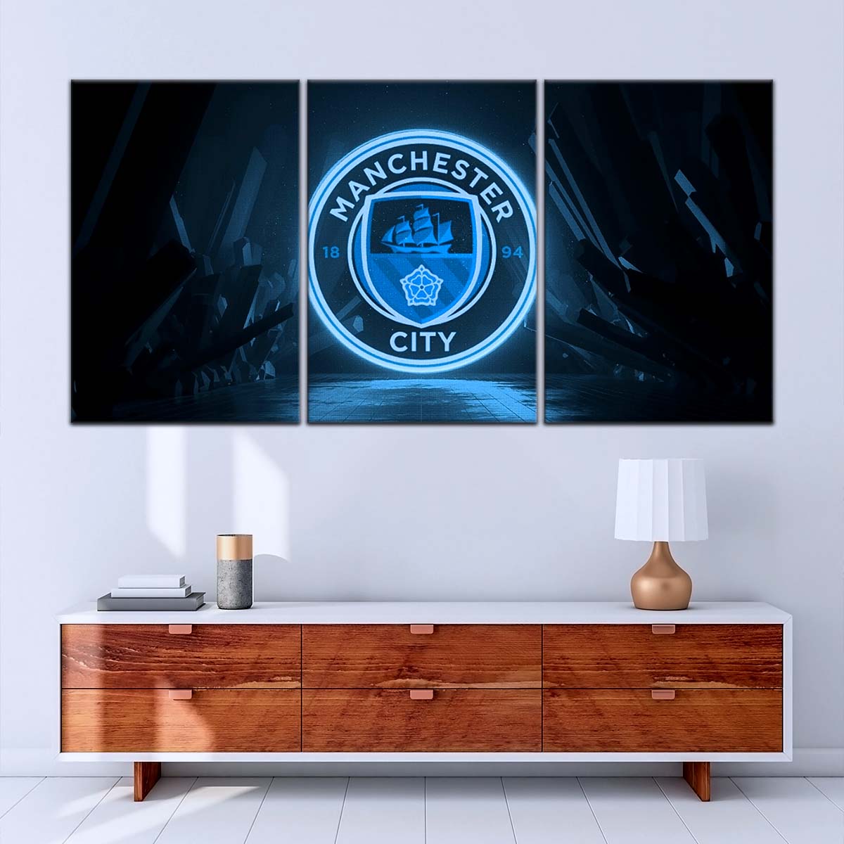 Soccer Canvas Wall Art - FB5049 - Manchester City FC