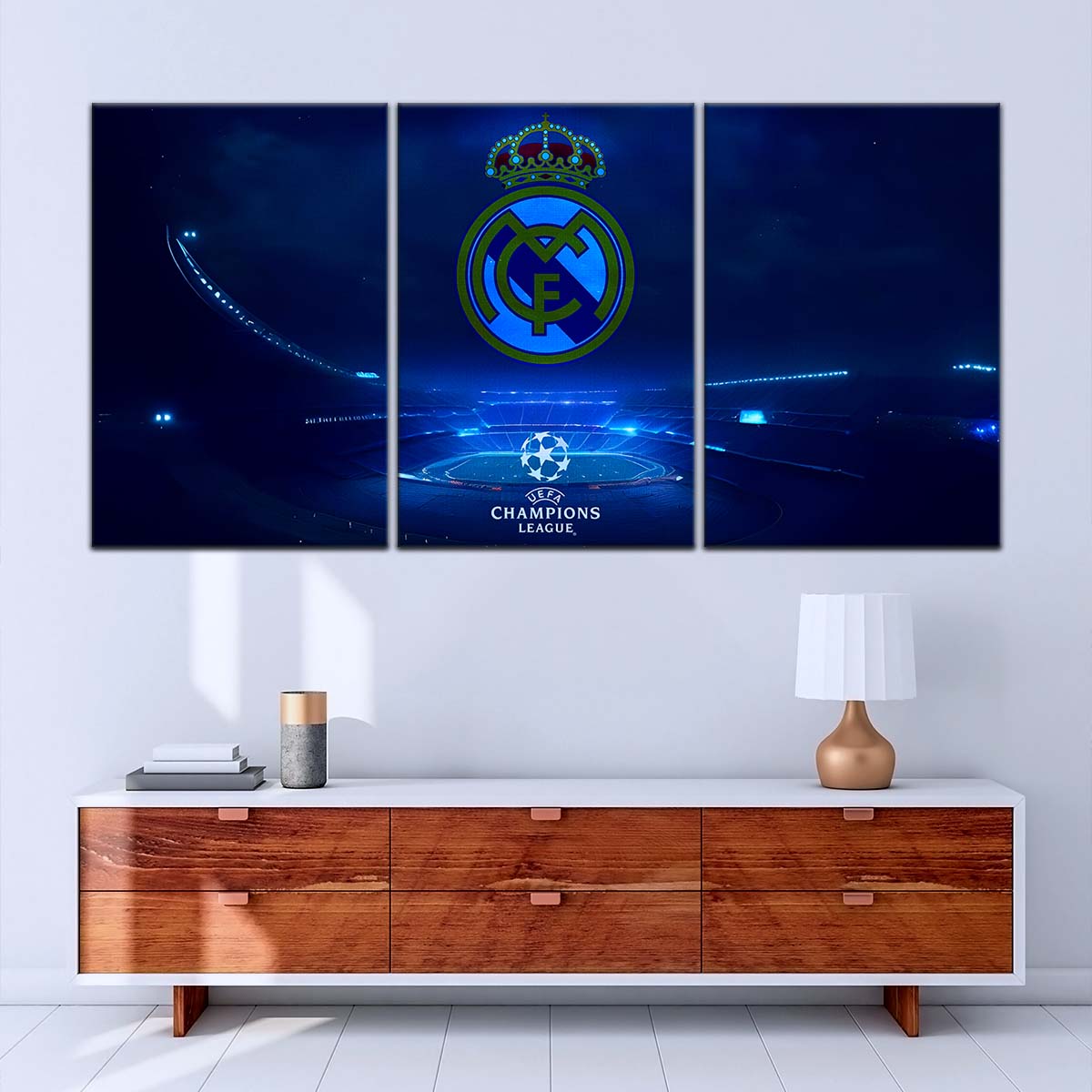 Soccer Wall Art - FB5060 - Champions League FC Real Madrid - Soccer Poster - Soccer Canvas