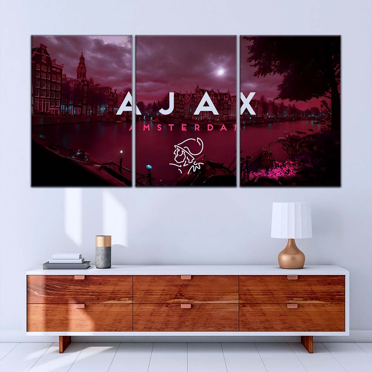Soccer Wall Art - FB5067 - Ajax Amsterdam - Soccer Poster - Soccer Canvas