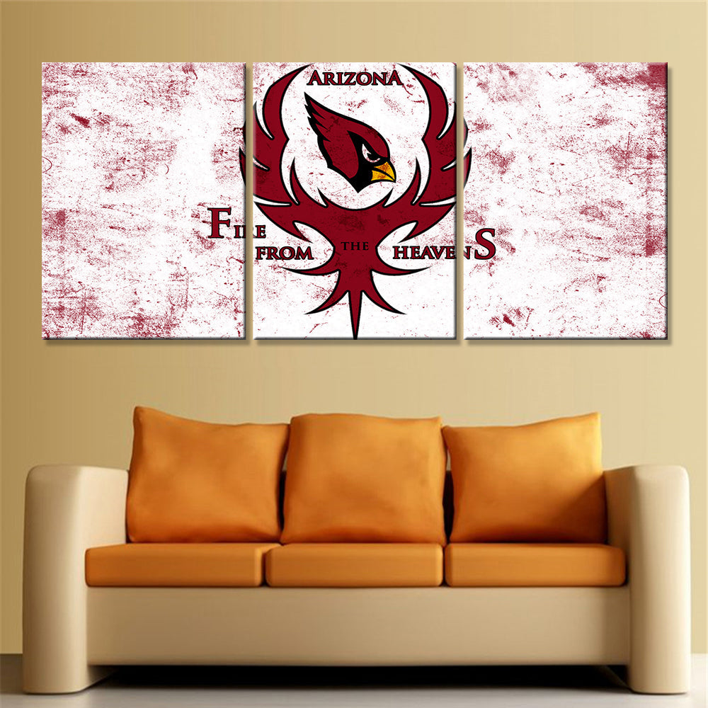 American Football Canvas Wall Art - AF5133 - Arizona Cardinals - Fire From The Heavens - NFL Teams