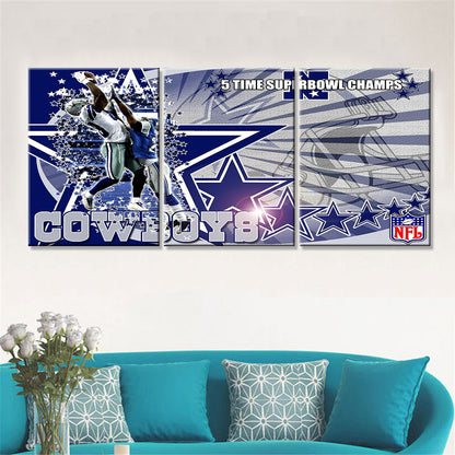 American Football Wall Art - AF5139 - Dallas Cowboys - American Football Poster - American Football Canvas