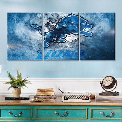American Football Wall Art - AF5143 - Detroit Lions - American Football Poster - American Football Canvas