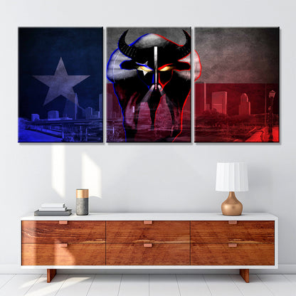 American Football Wall Art - AF5147 - Houston Texans - American Football Poster - American Football Canvas