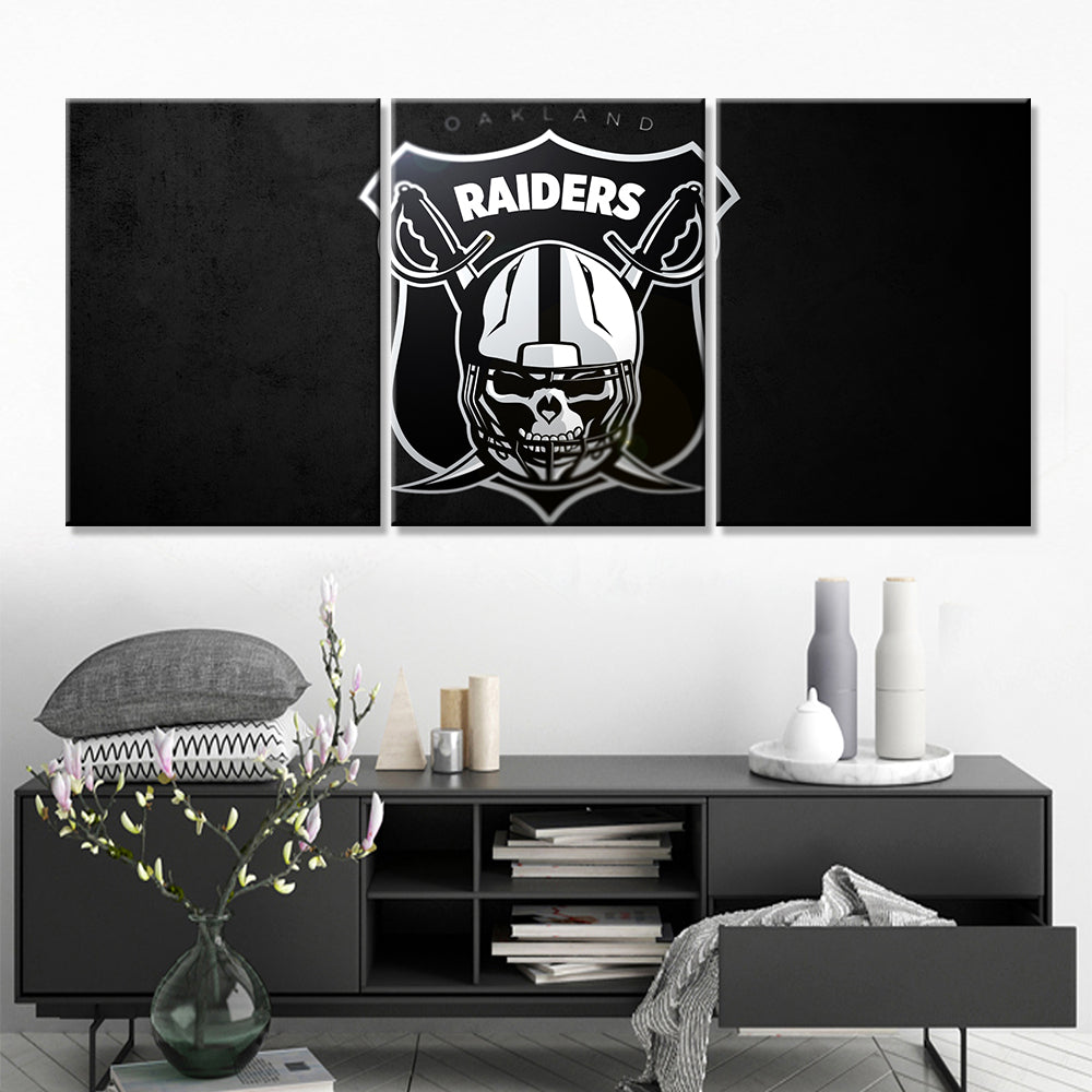 American Football Canvas Wall Art - AF5154 - Oakland Raiders - NFL Teams