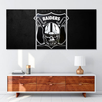 American Football Canvas Wall Art - AF5154 - Oakland Raiders - NFL Teams