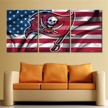 American Football Wall Art - AF5161 - Tampa Bay Buccaneers - American Football Poster - American Football Canvas