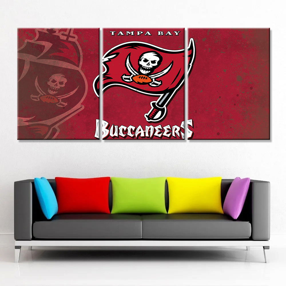 American Football Wall Art - AF5162 - Tampa Bay Buccaneers - American Football Poster - American Football Canvas