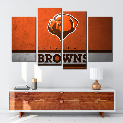 American Football Wall Art - AF5138 - Cleveland Browns - American Football Poster - American Football Canvas