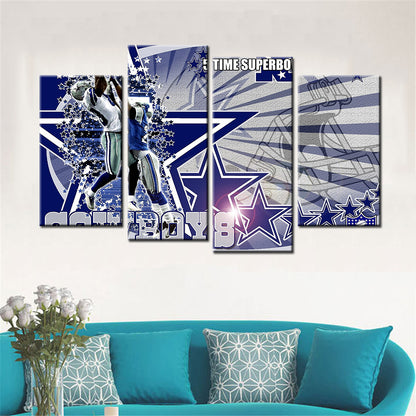 American Football Wall Art - AF5139 - Dallas Cowboys - American Football Poster - American Football Canvas