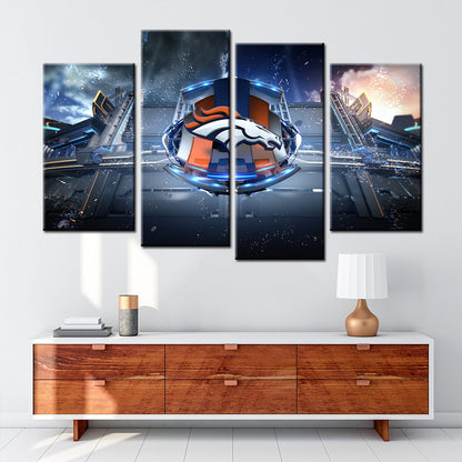 American Football Wall Art - AF5142 - Denver Broncos - American Football Poster - American Football Canvas